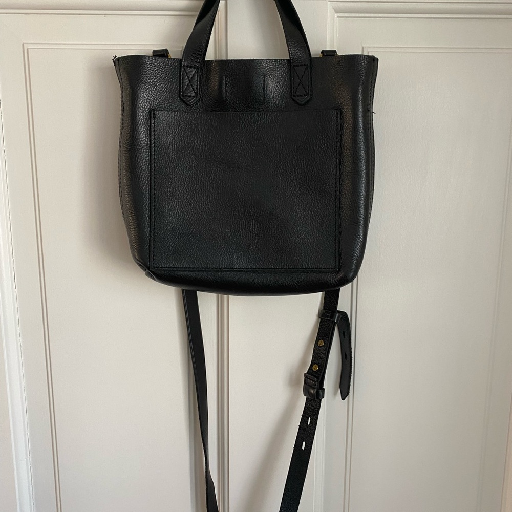 Madewell Small Black Transport Tote